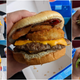 dq stackburgers:装有a.1。,火焰喷射器,两个奶酪豪华,培根两奶酪豪华,以及原始的芝士汉堡